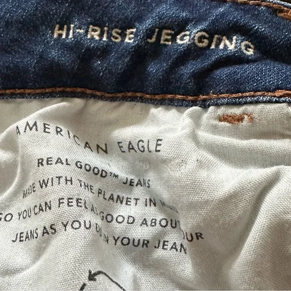 AMERICAN EAGLE OUTFITTERS NEXT LEVEL STRETCH HI RISE JEGGING 10LONG - Picture 8 of 9